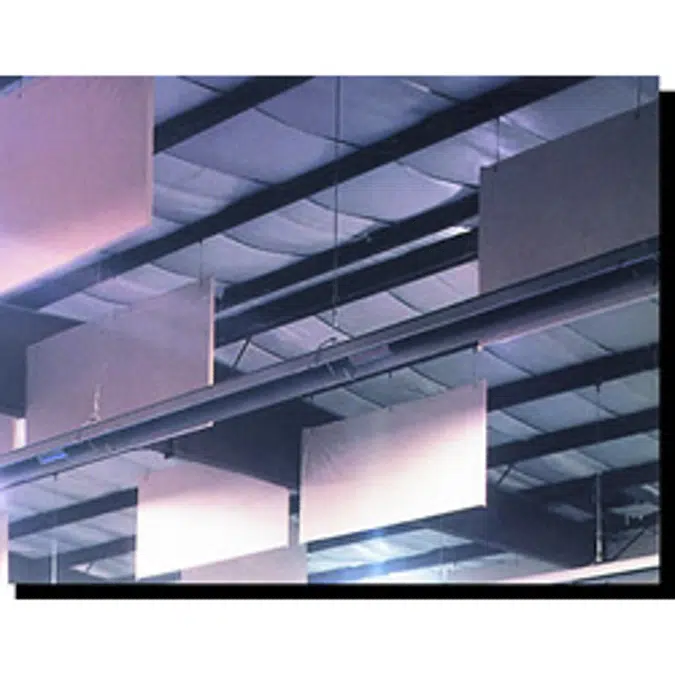 Acoustical Baffles, Porous Expanded Polypropylene (P.E.P.P.), Fiberglass Free