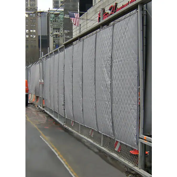 Exterior Grade Noise Barrier Quilted Curtains / Blankets