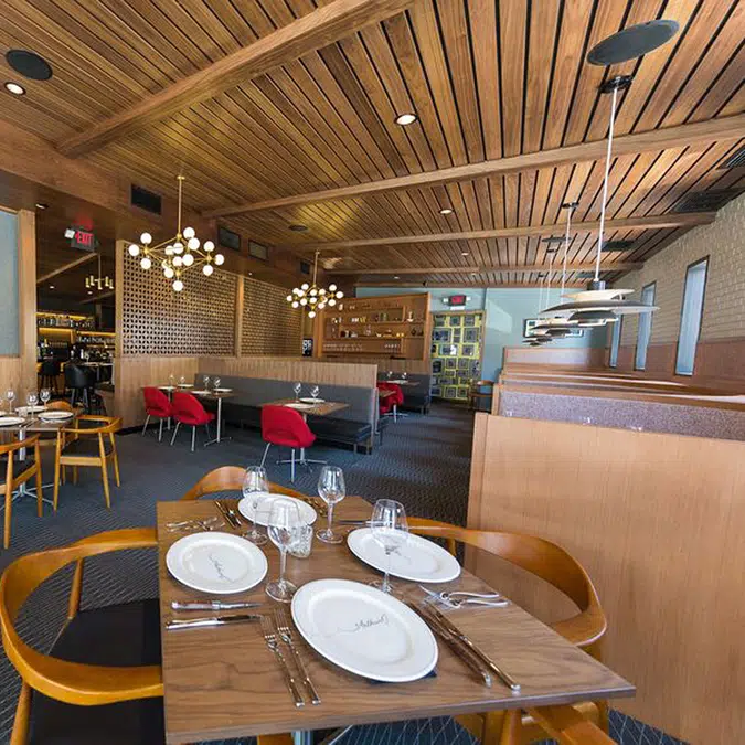 Acoustical Linear Wood Ceilings and Walls