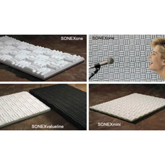 SONEXvaluline™ - Melamine Foam Acoustical Baffles - Reduces Reflected Noise & Reverberation
