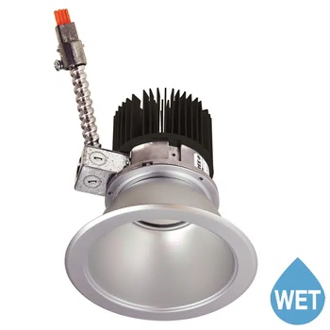 4" LED Sapphire High Lumen Deep Cone Reflector with Flange