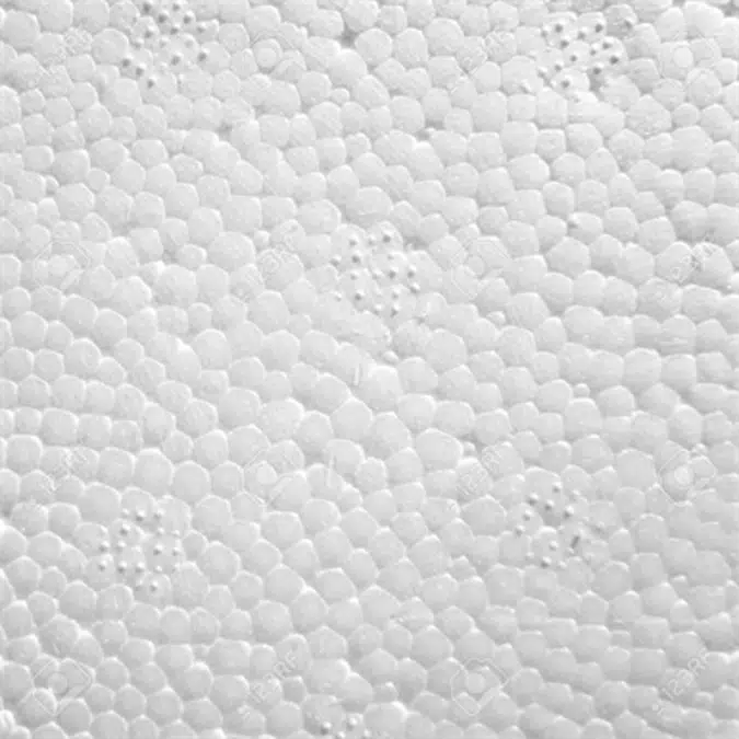 Expanded polystyrene insulation Black and White Stock Photos