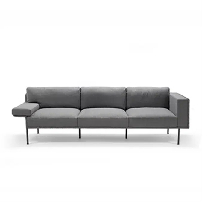 BIM objects - Free download! Varilounge Low 3-seater, sofa right ...