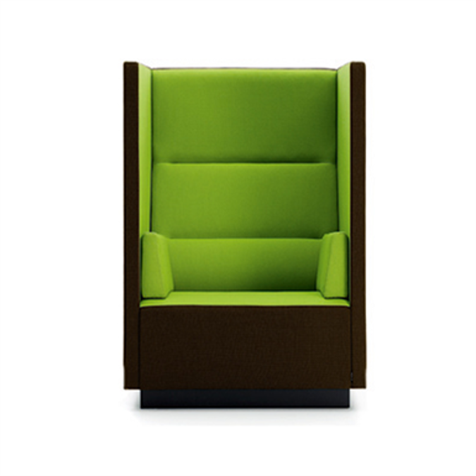 Objets BIM Téléchargement gratuit ! Float High Large easy chair