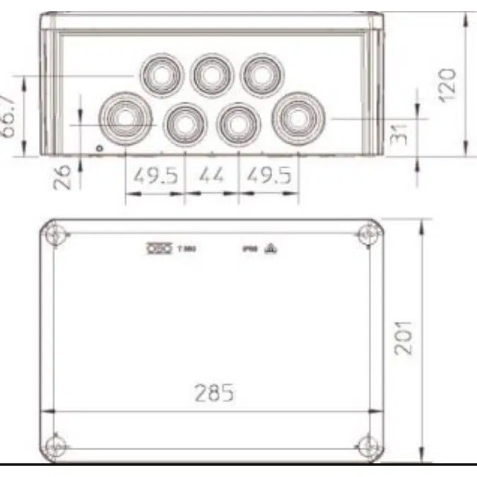 BIM objects - Free download! SOLAR Junction Box T-Series | BIMobject