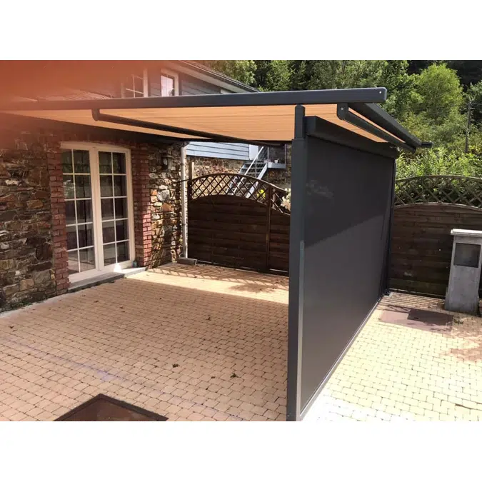 Matera Pergola + ZIP Screen RS Smart