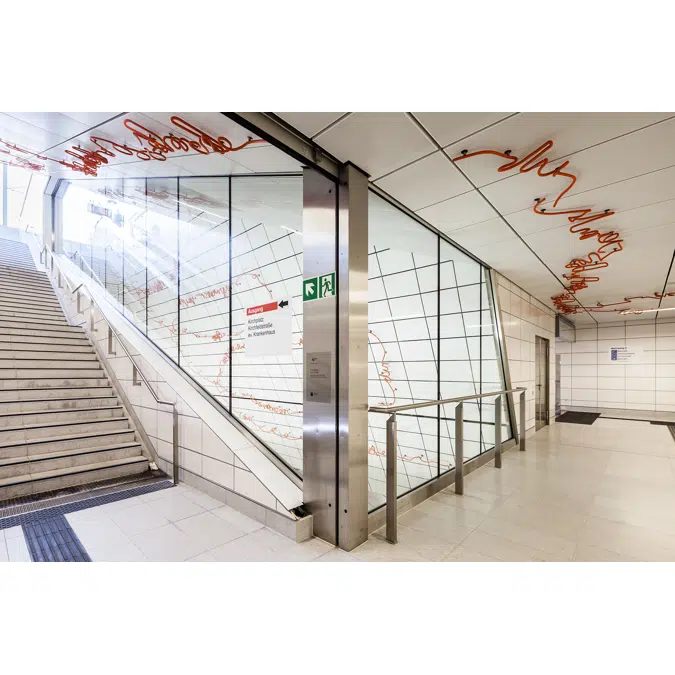 Glazing system Promat-SYSTEMGLAS F1-60