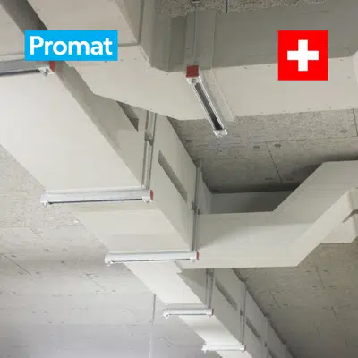 画像 PROMATECT-AD Ventilation-Duct mounted to the Ceiling