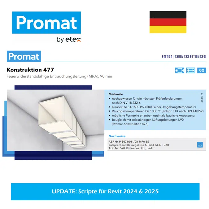 PROMATECT-LS Entrauchungsleitung 477 PROMAT DE