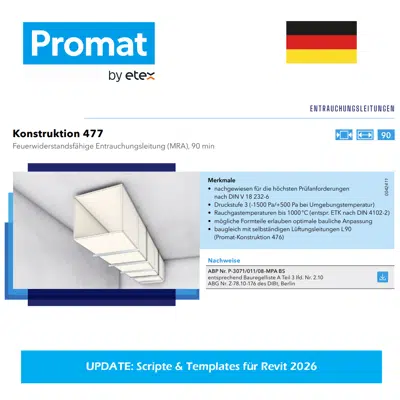 Imagem para PROMATECT-LS Entrauchungsleitung 477 PROMAT DE}