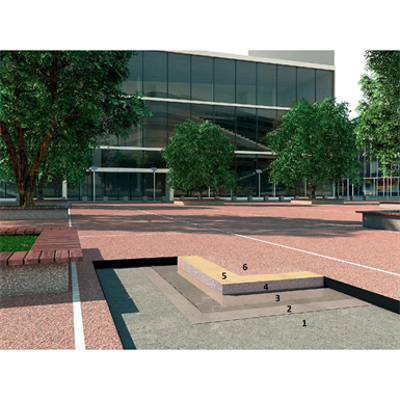 Immagine per PAVIMENTAZIONE CON SISTEMA MAPEI COLOR PAVING NON VINCOLATA AL SOTTOFONDO