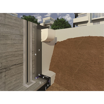 Image for Mixed waterproofing system for underground structures: bentonitic and cementitious