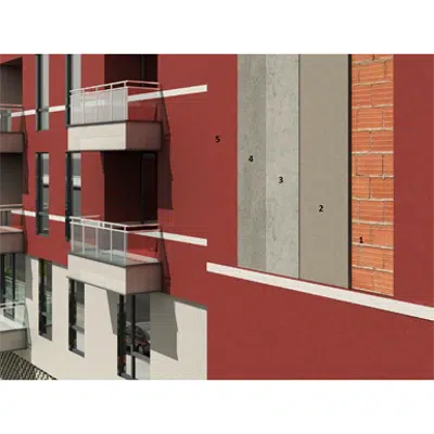 Image for Breathable render for newly built masonry for healthy and comfortable surroundings (external with lime-based products)