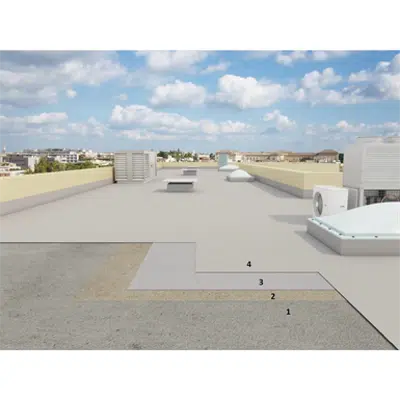 bilde for Waterproofing system for flat roofs (purtop system roof)