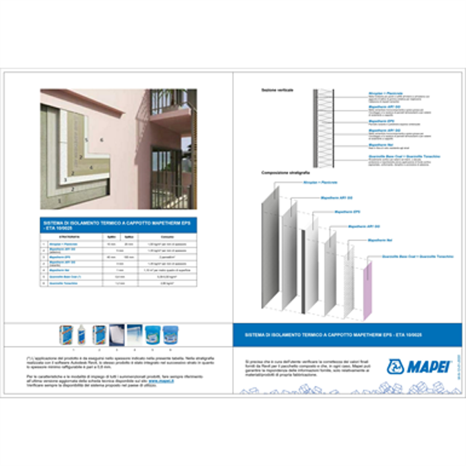 Mapetherm EPS external insulation system - ETA 10/0025