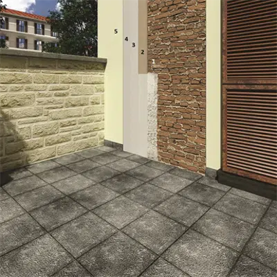 Complete system for renovating masonry (lime-based breathable render)