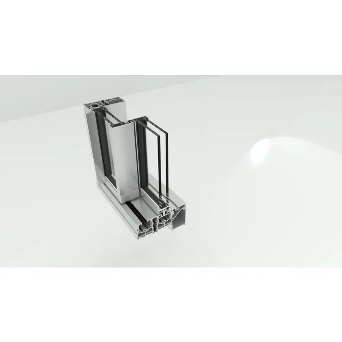OS DOUBLE 3R 5 LEAVES CORNER SLIDING WINDOW CONCEALED SILL OS18 DRAINAGE OS84