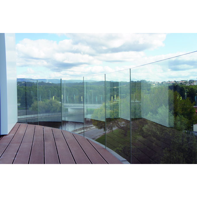 BIM objects - Free download! System AV - GLASS RAILING AV12 | BIMobject