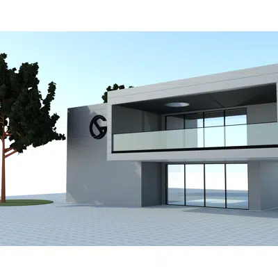 AV 24 - Aluminium and glass railing system için görüntü