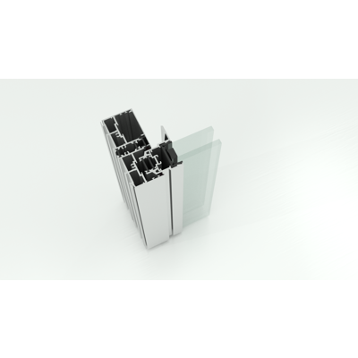 Image for OS DOUBLE WINDOW WITH 1 SLIDING LEAF AND 1 FIXED LEAF WITH CONCEALED SILL