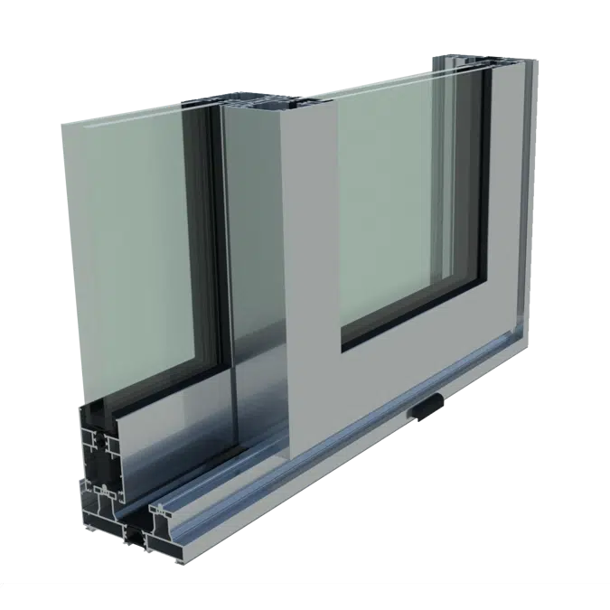 JE 2R - Janela de Correr com 2 Folhas JE80