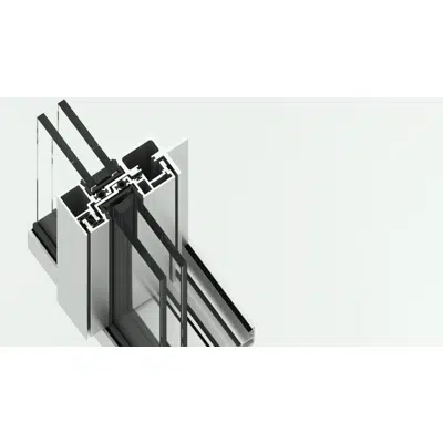 Image for OS DOUBLE 2R 4 LEAVES SLIDING WINDOW CENTRAL OS07 OS67