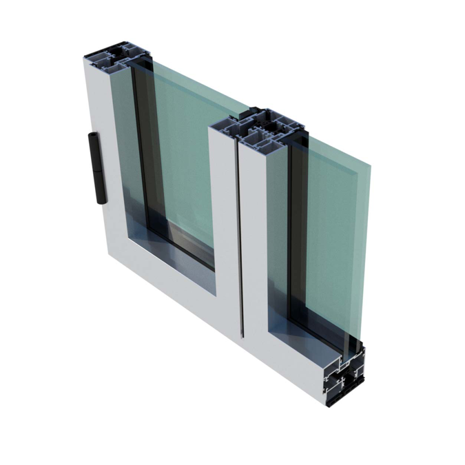 BIM-objekter – gratis download! System LT - 2 LEAVES WINDOW CONCEALED ...