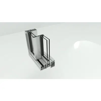 Image pour OS DOUBLE 3 RAIL WINDOW WITH 5 SLIDING SASH CENTRAL OS67 AND CONCEALED SILL WITH DRAINAGE