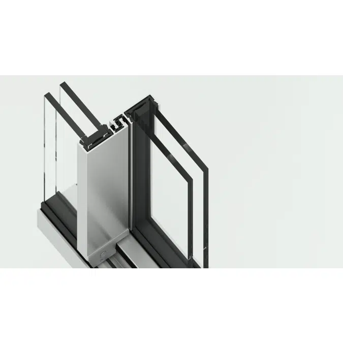 OS DOUBLE 2R 2 LEAVES SLIDING WINDOW OS11