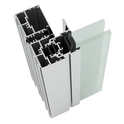 OS DOUBLE 1 RAIL POCKET WINDOW WITH 1 SLIDING SASH AND 1 FIXED SASH için görüntü