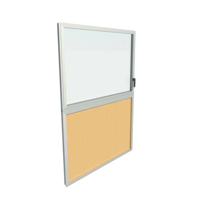 LT CONCEALED HOPPER WINDOW WITH PANEL BELLOW