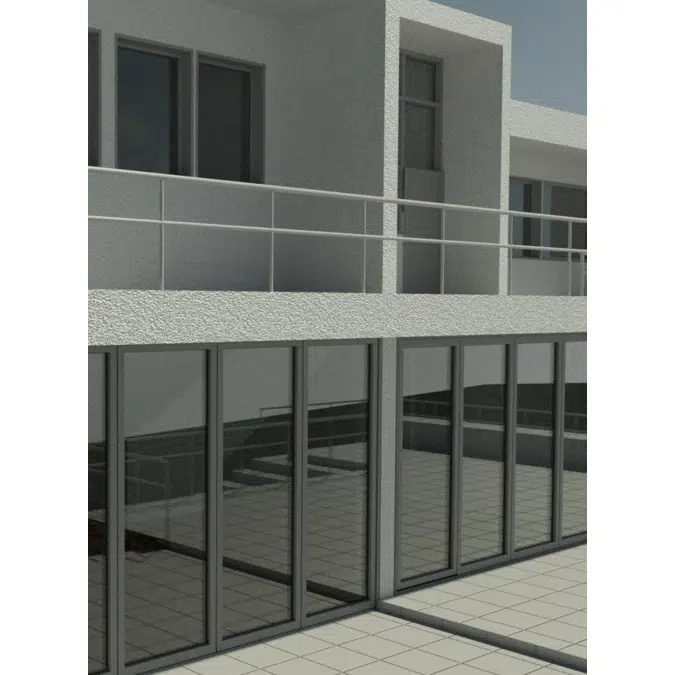  HT folding system with 4 Folding Sash exterior