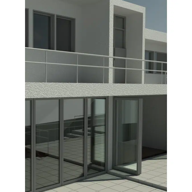  HT folding system with 4 Folding Sash exterior