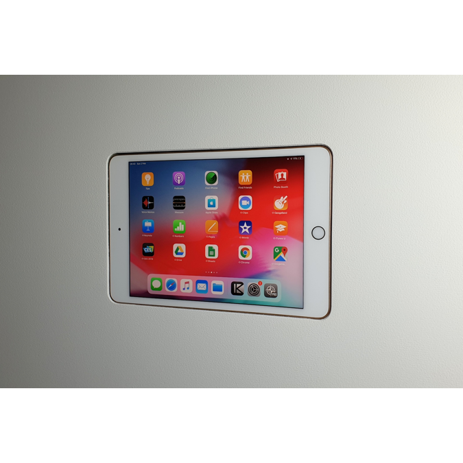 BIM objects Free download! Flush wall mount for iPad mini Without Grills BIMobject