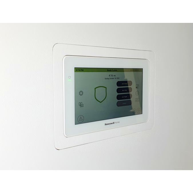 Objetos BIM ¡Descarga gratis! Flush wall mount for Honeywell 6290W