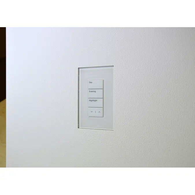 Flush wall mount for Lutron Palladiom 1G US Glass