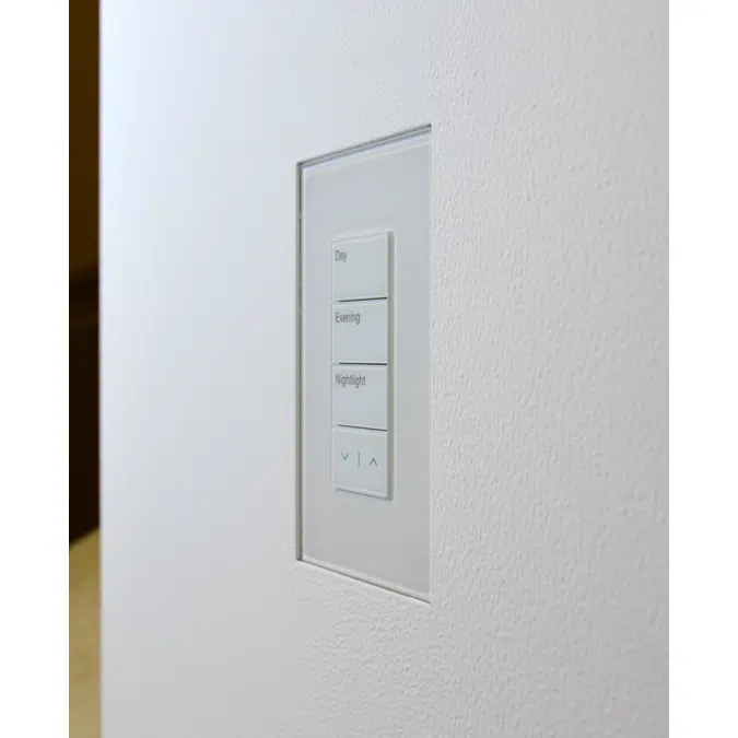 Flush wall mount for Lutron Palladiom 1G US Glass