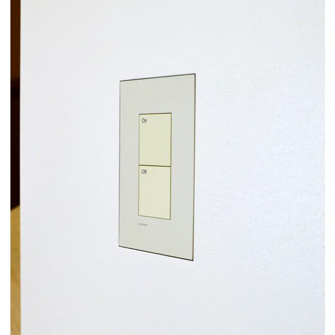 Flush wall mount for Lutron Palladiom 1G US Matte