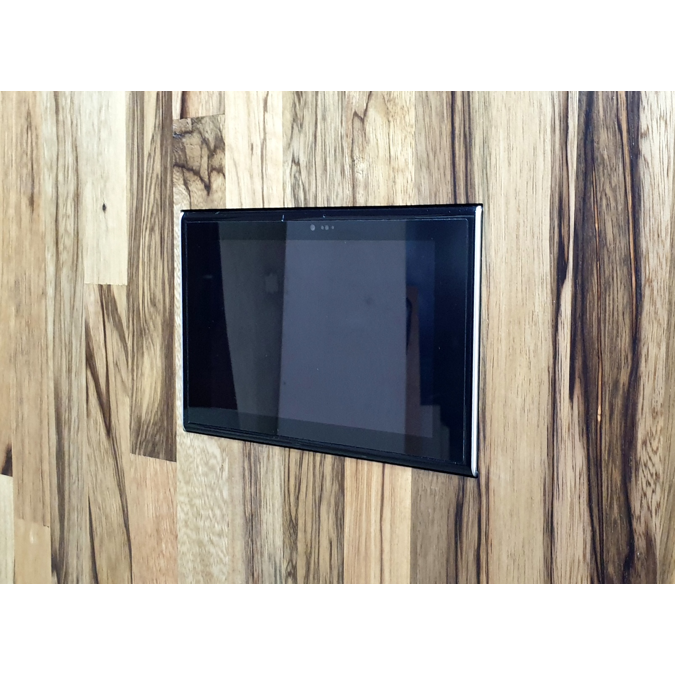 Flush solid board mount for URC TKP-7600 touch screen