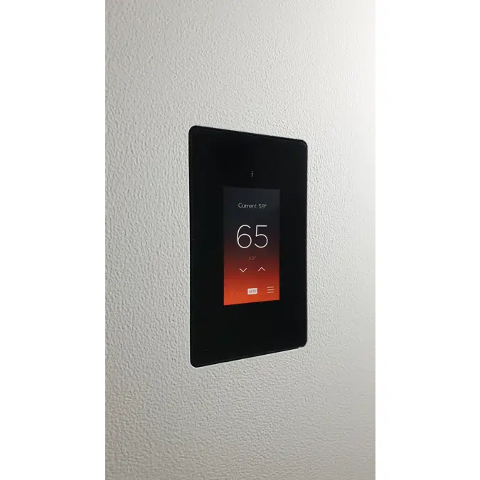 Flush wall mount for Savant CLI-W200 & CLI-W210 thermostat