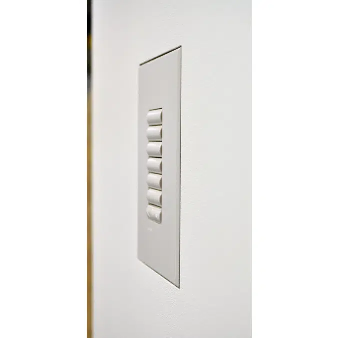 Objetos BIM ¡Descarga gratis! Flush wall mount for Lutron