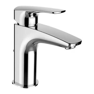 SK Laurin, Basin faucet, Eco+, projection 106 mm, fixed spout, w. pop-up waste图像