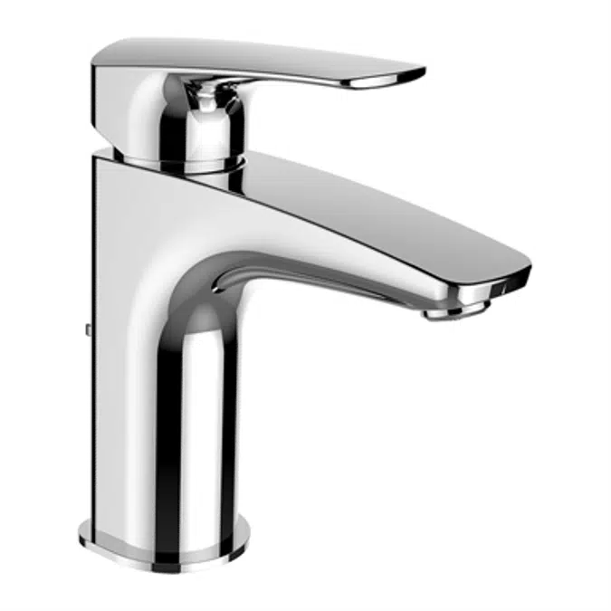 SK Laurin, Miscelatore per lavabo, Eco+, Sporgenza 106 mm, bocca fissa, c. piletta