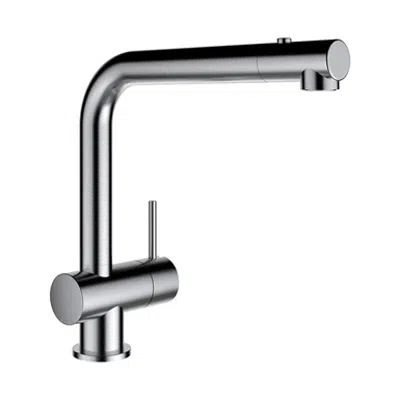 画像 SK Triathlon, Kitchen faucet, with pull-out spray, stainless steel