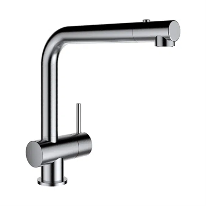 SK Triathlon, Kitchen faucet, with pull-out spray, stainless steel