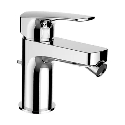 kép a termékről - SK Laurin, Bidet faucet, Eco+, projection 105 mm, w. pop-up waste