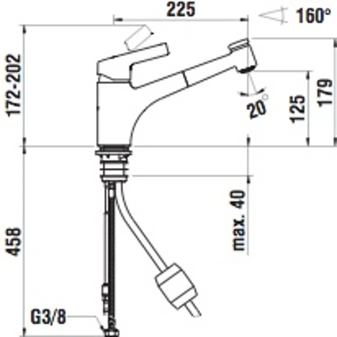 SK Citypro S, Kitchen faucet