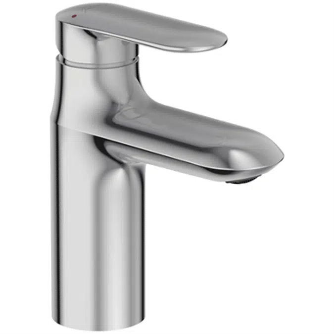 KUMIN - Single-lever washbasin mixer - Standard model 162mm - smooth body, no lift rod or waste