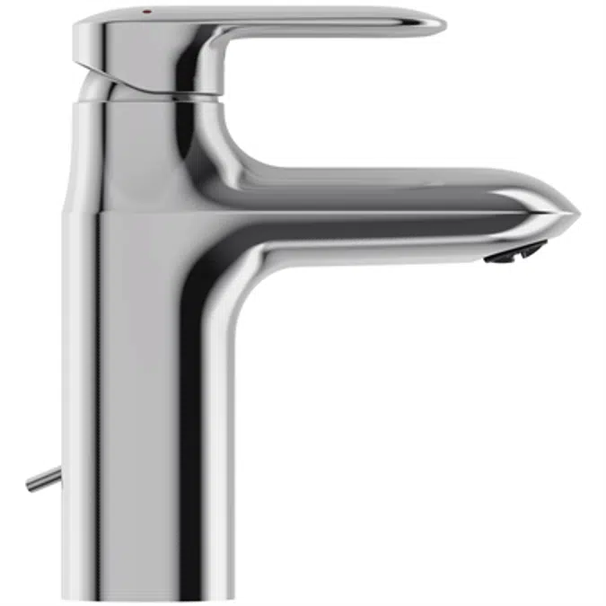 KUMIN - Single-lever washbasin mixer- Medium model 162mm - With supply hoses