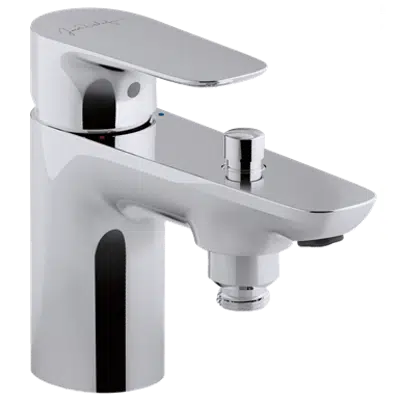 bilde for ALEO - Single-lever bath/shower mixer with supply hoses